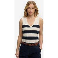 Superdry Studios V Neck Vest - White