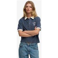 Superdry Heritage Terry Polo - Blue