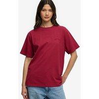 Superdry Essential Logo Loose T-Shirt - Red