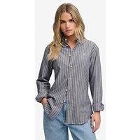 Superdry Slim Oxford Long Sleeve Shirt - Blue