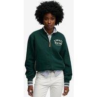 Superdry Country Club Jersey Bomber - Green