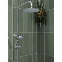 Croydex Presion Pressure Boost Rain Shower Head Chrome