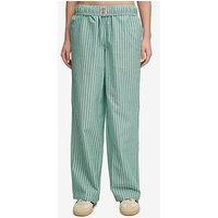 Superdry Cotton Stripe Trousers - Green