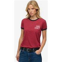 Superdry Athletic Essentials T-Shirt - Red