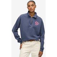 Superdry Sd&Co. Collared Half Zip Sweatshirt - Blue