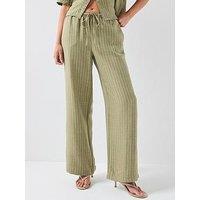 Jdy Power Striped Wide Leg Trousers