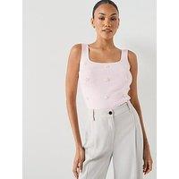 Vero Moda Vmmelessa Sl Squareneck Top