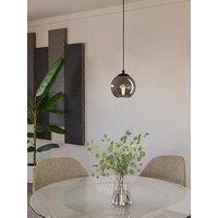 Eglo Ariscani Smoked Glass Single Pendant