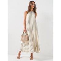 Jdy Caya Linen Striped Dress