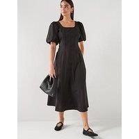 Jdy Penelope Midi Dress - Black