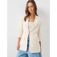 Vero Moda Vmsisse 3/4 Sl Slim Blazer - Grey