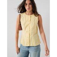 Vero Moda Selma Waistcoat - Yellow