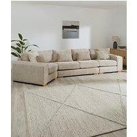 The Very Collection Broadgate Large Left Hand Cozy Modular Sofa - Made To Order In The Uk
