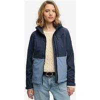 Superdry Hooded Colour Block Trekker Jacket - Blue