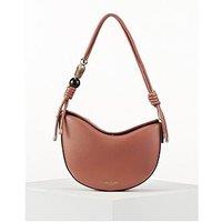 Luella Grey Cora Small Saddle Crossbody In Tuscan Blush