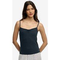Superdry Athletic Essentials Gathered Cami Top - Blue