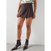 Mango Wrapped Skort - Brown