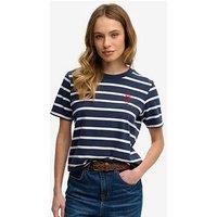 Superdry Heritage Hamptons Stripe T-Shirt - Blue