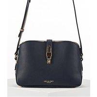 Luella Grey Margy Small Zip Top Crossbody In Navy