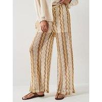 Vero Moda Vmteresa Hw Wide Leg Pants Jrs Ga - Grey