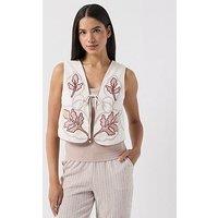 Vero Moda Jamila Embroidered Waistcoat