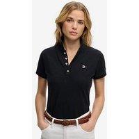 Superdry Heritage Slim Fit Polo Top - Blue