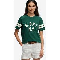 Superdry Country Club Applique T-Shirt - Green