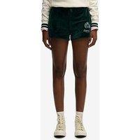 Superdry Country Club Velour Shorts - Green