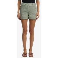 Superdry Mid Rise Linen Short - Green