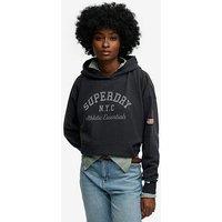 Superdry Athletic Essentials Relaxed Hoodie - Blue