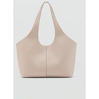 Mango Large Shopper Bag - Cream