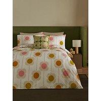 Orla Kiely Abacus Flower 100% Cotton Sunrise Quilt Set