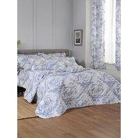 The Lyndon Co Tlc 2021 Toile Bedspread King Blue