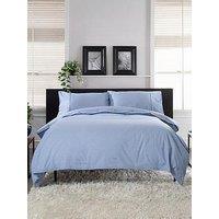 The Lyndon Co Tlc Gingham 100% Cotton Duvet Set Blue/White