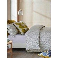 Orla Kiely Tiny Stem 100% Cotton Light Cool Grey Quilt Cover