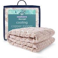 Silentnight Restore Cooling Summer Copper Topper