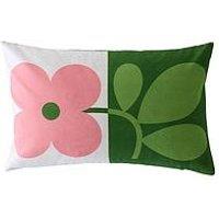 Orla Kiely Floret Bubblegum Basil Microfibre Filled Cushion 40Cmx60Cm