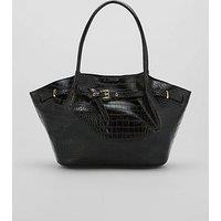 The Very Collection Belt Trim Winged Tote Bag