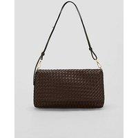 The Very Collection Weave Foldover Clutch Bag