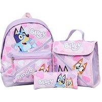 Bluey Mini Roxy Bundle Including Backpack, Lunch & Bag And Pencil Case