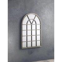 Julian Bowen Opus Pewter Window Mirror