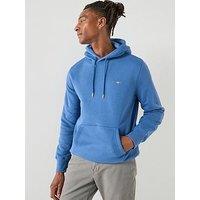 Gant Regular Fit Shield Hoodie - Blue