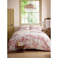 Bluebellgray Cherry Blossom 100% Cotton Pink Quilt Set