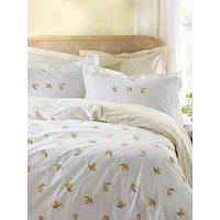 Sophie Allport Lemons 100% Cotton White Yellow Quilt Set