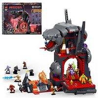 Mattel Brick Shop Motu At Snake Mountain Building Toy Kit (636 Pieces), For Collectors