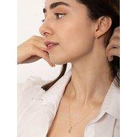 The Love Collection 9Ct Yellow Gold Stud Earring And Pendant Necklace Set