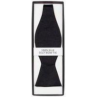 Skopes Black Silk Self Tie Bow Tie