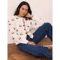 Mint Velvet Cherry Knitted Cardigan