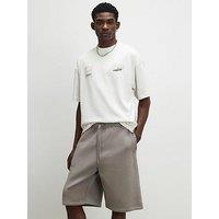 River Island Premio Racing Badge T-Shirt - White