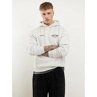 River Island Sanctuaire Oversized Hoodie - Grey